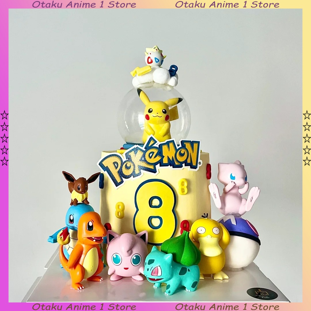 Science Of Happiness - 13 unids/set Pikachu decoración de tarta
