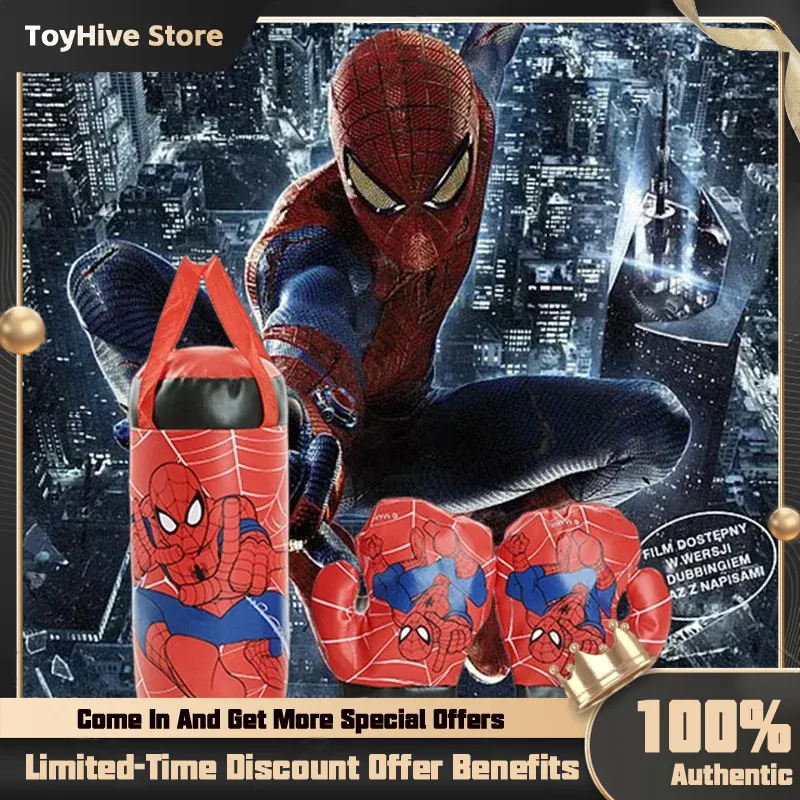 Science Toys - Set de Boxeo Infantil de Spider-Man,