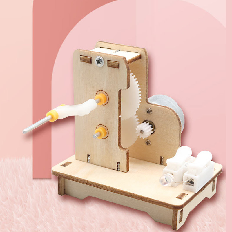 Science Max - Mini generador de mano DIY, Kit
