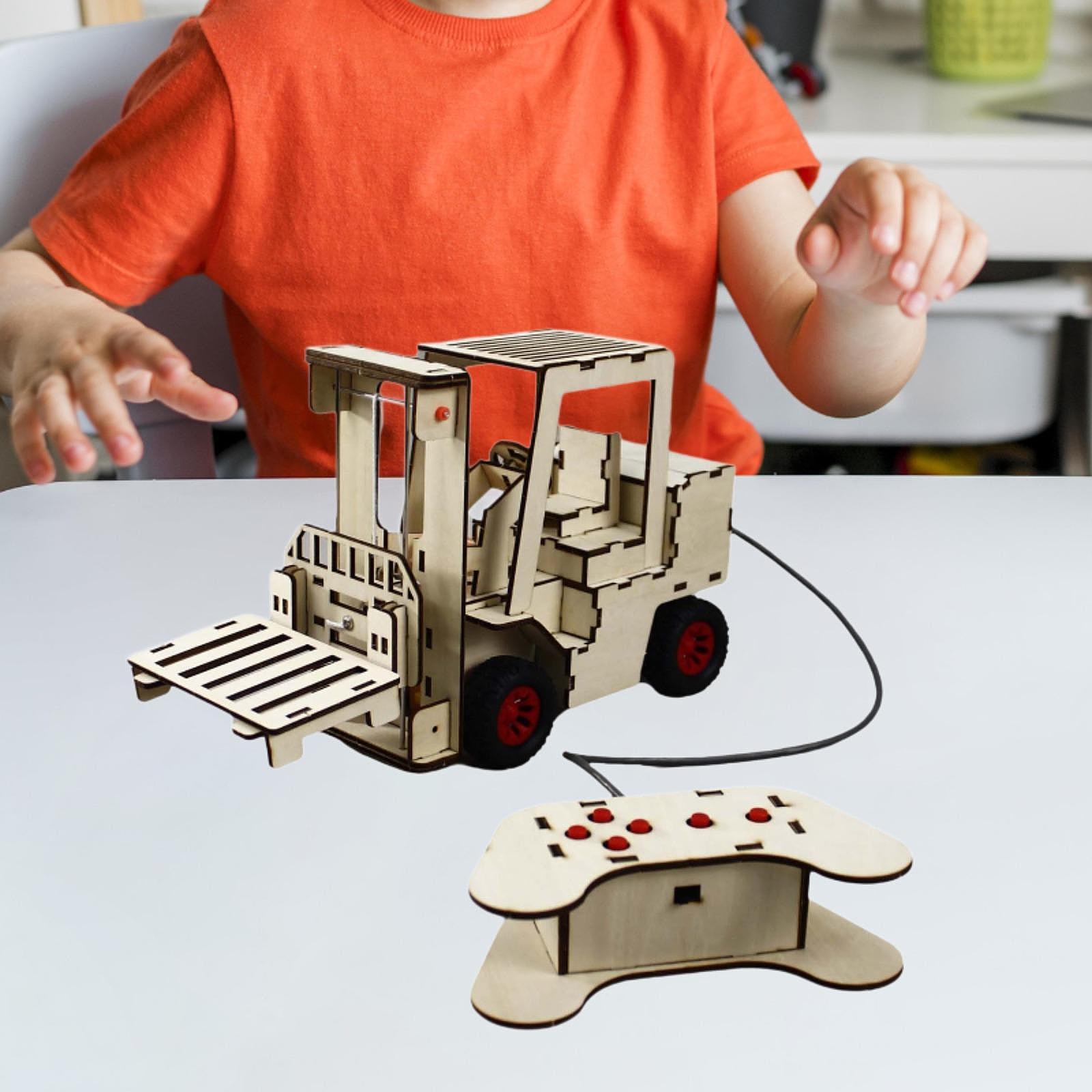 Science And Invention - Juguetes de construcción mecánica de madera,