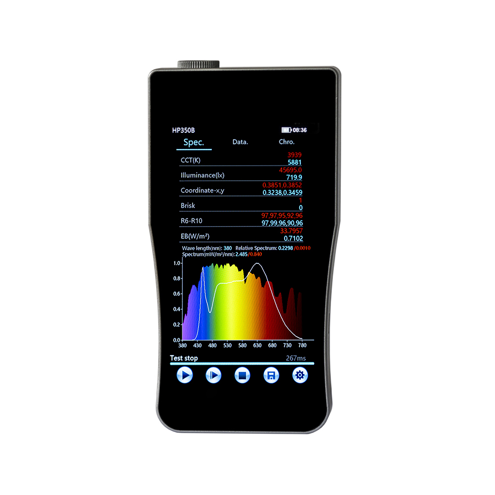 Spectroscope Handheld - Espectrómetro de Luz Azul Portátil HP350B,
