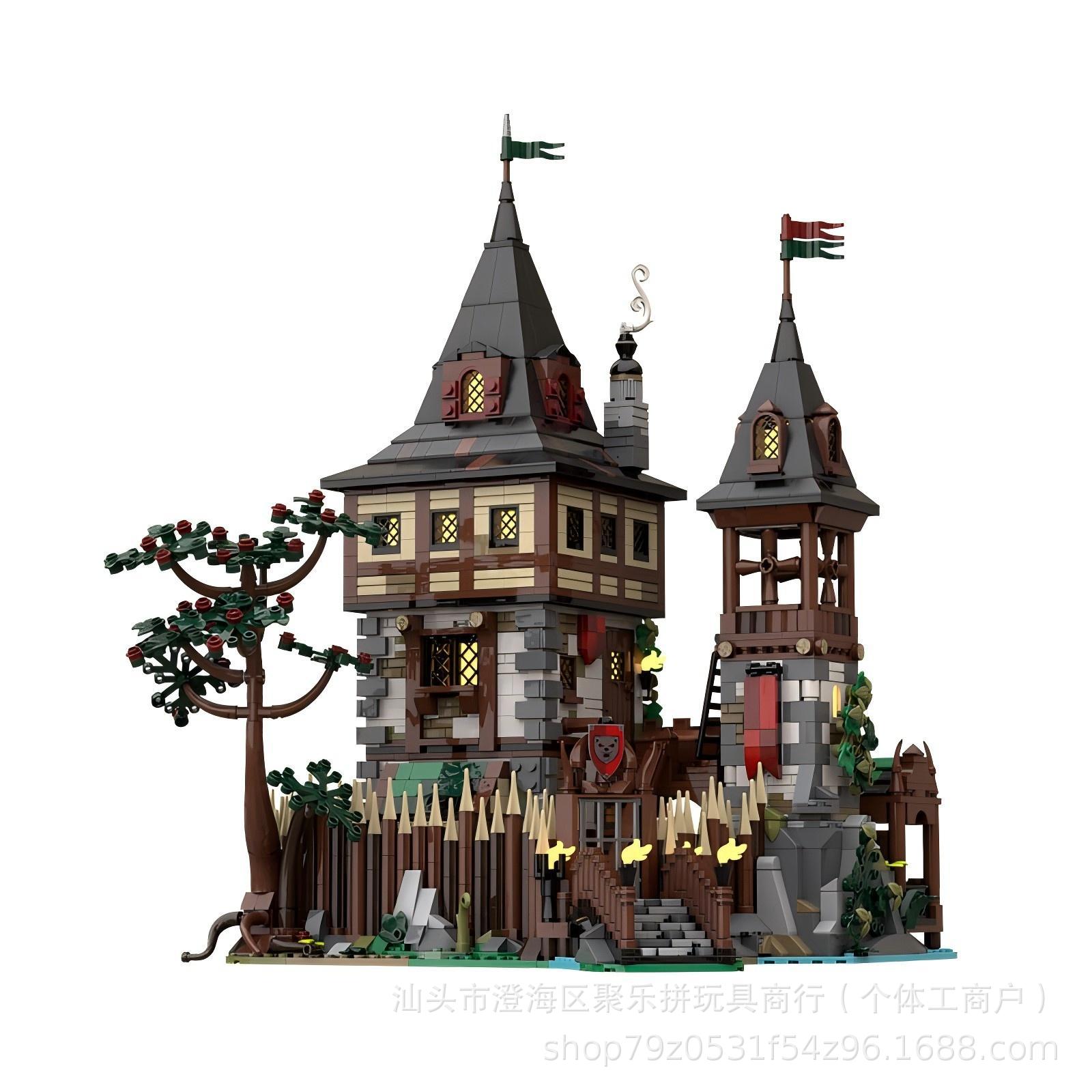 Science And Hobby - MOC Bear King Castle mosaico de