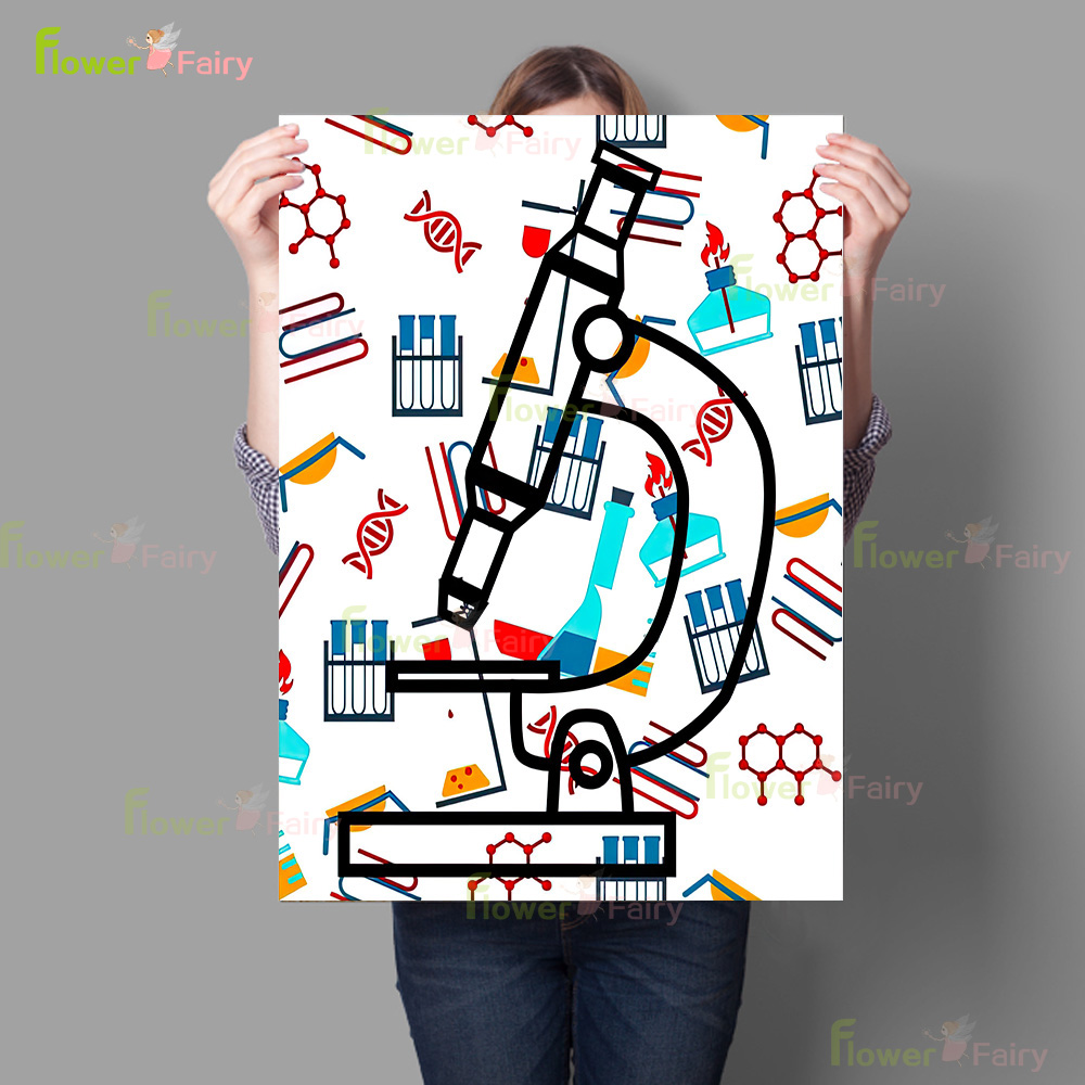 Póster de decoración de labora - Science Nursery reseña y precio