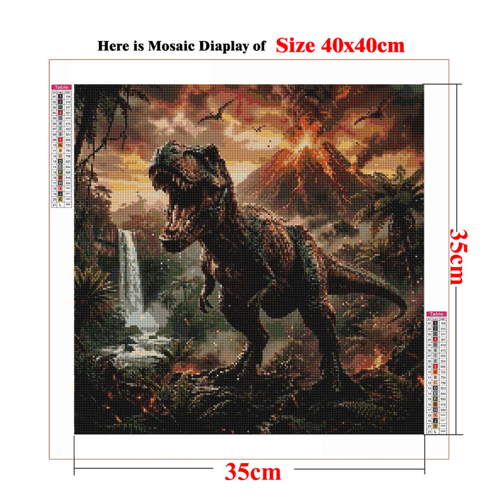 Kit de Pintura de Diamantes: E - Volcano Kit Eruption reseña y precio
