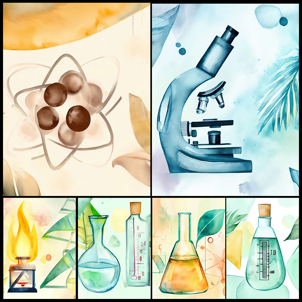 Póster de dibujos animados de  - Science Nursery reseña y precio