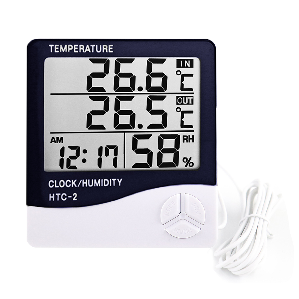Medidor Digital de humedad y t - Weather Station Indoor reseña y precio
