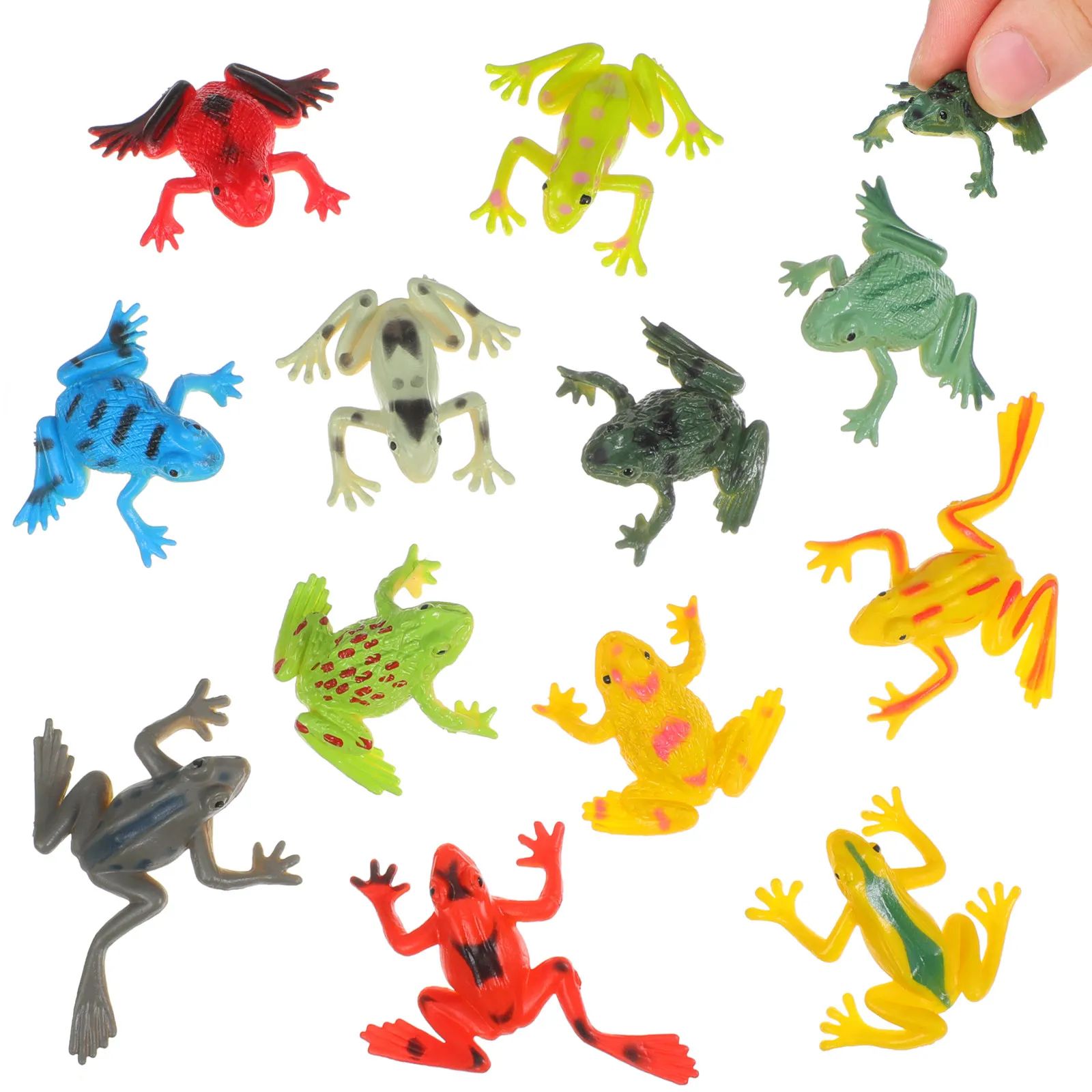12 Figuras de Ranas Realistas, - Science And Hobby reseña y precio