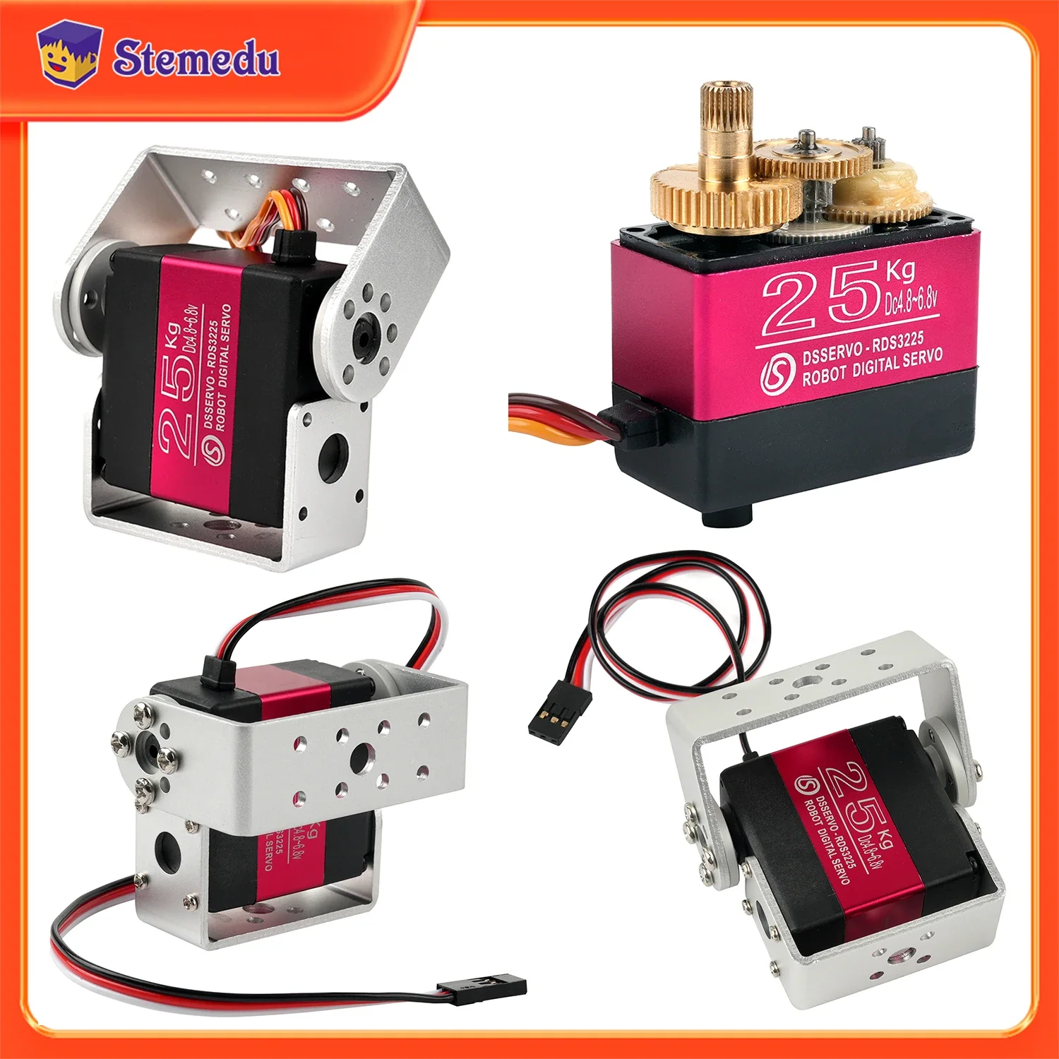 Servo Digital Robot de 25KG, e - Robot Arm Motor reseña y precio