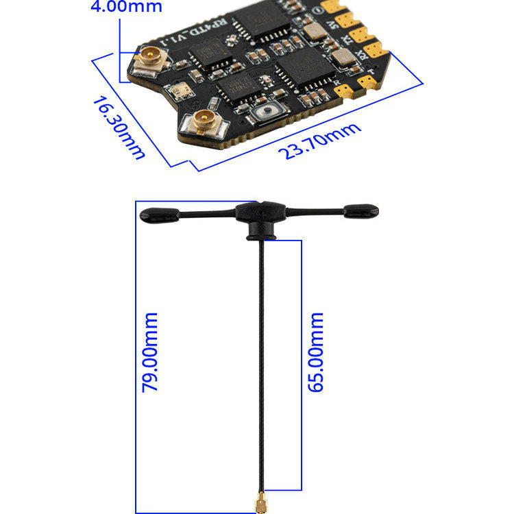 Receptor RadioMaster RP4TD Exp - Robot Arm Motor reseña y precio