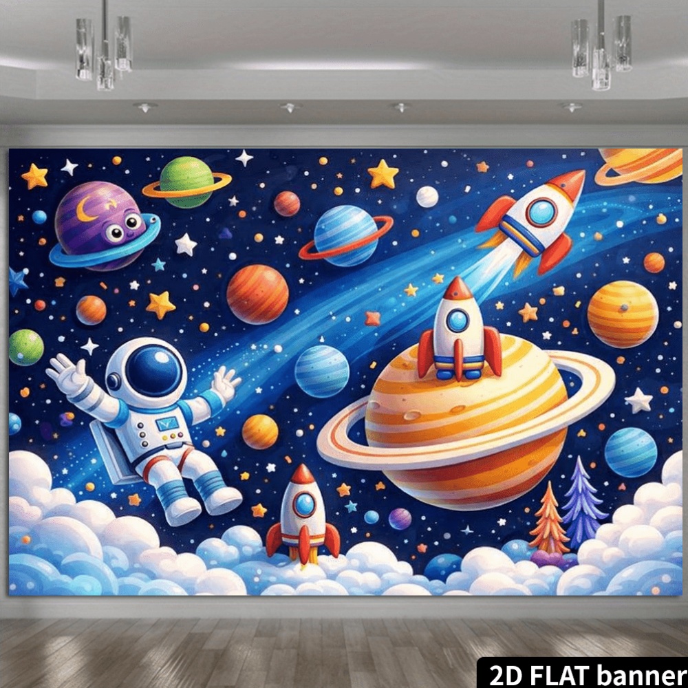 Tapiz de Pared Vibrante con Ga - Science Nursery reseña y precio