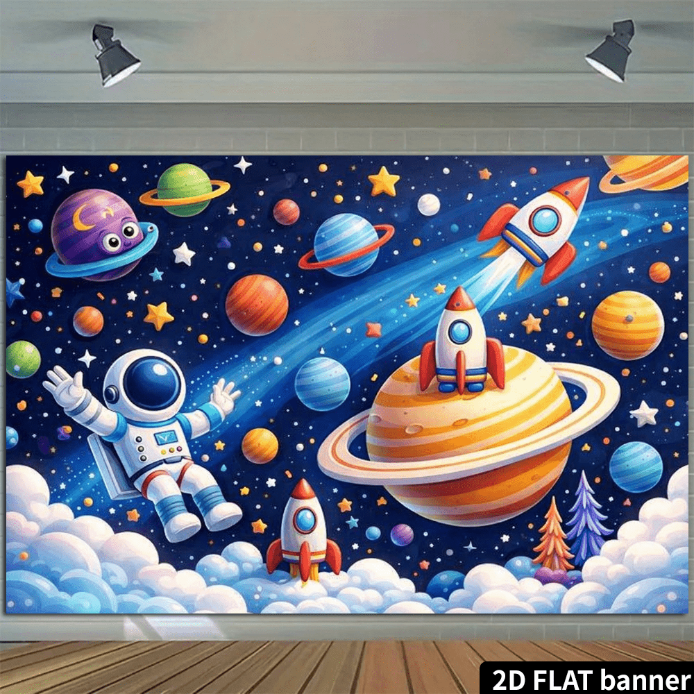 Tapiz de Pared Vibrante con Ga - Science Nursery reseña y precio