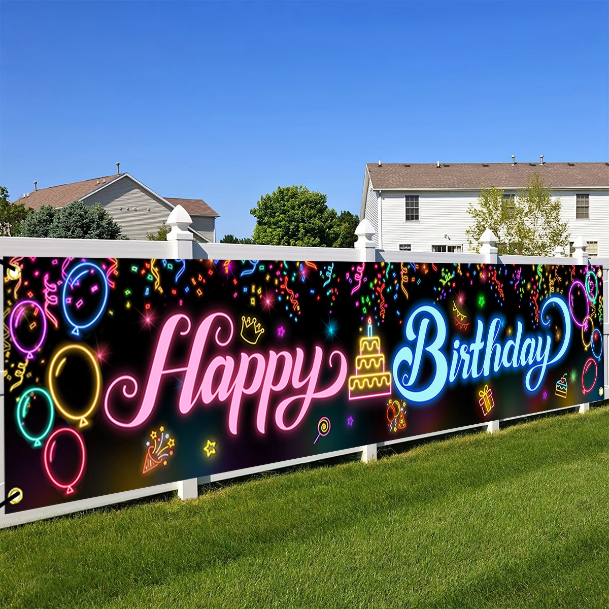 1 pancarta de fiesta que brill - Science Of Happiness reseña y precio